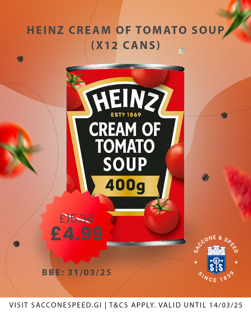 Heinz Cream Of Tomato Soup  (x12 Cans) [HJHST01]