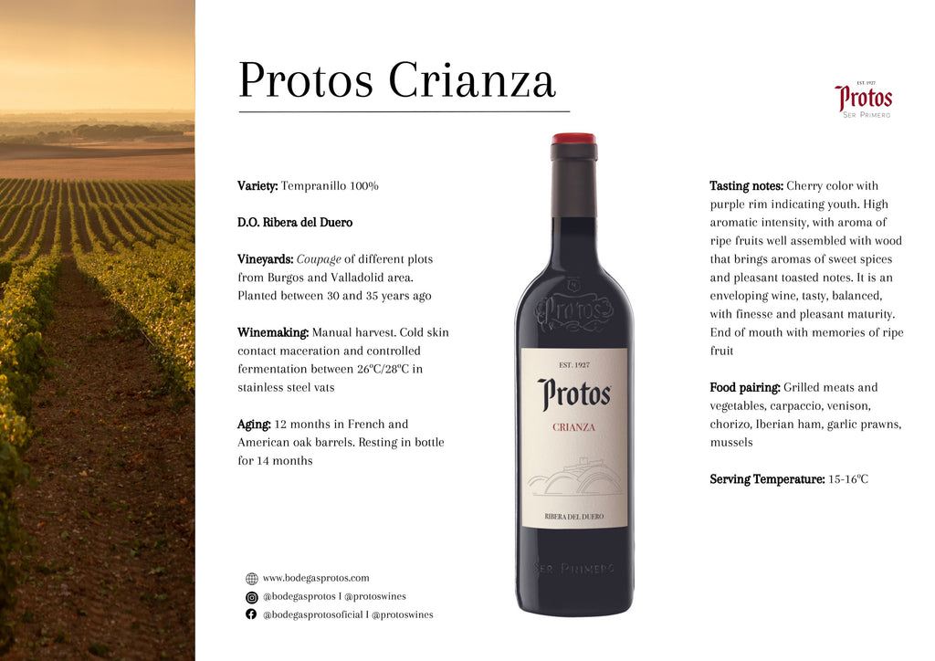 Spain (Ribeira del Duero): Protos Crianza (75cl) [D079]