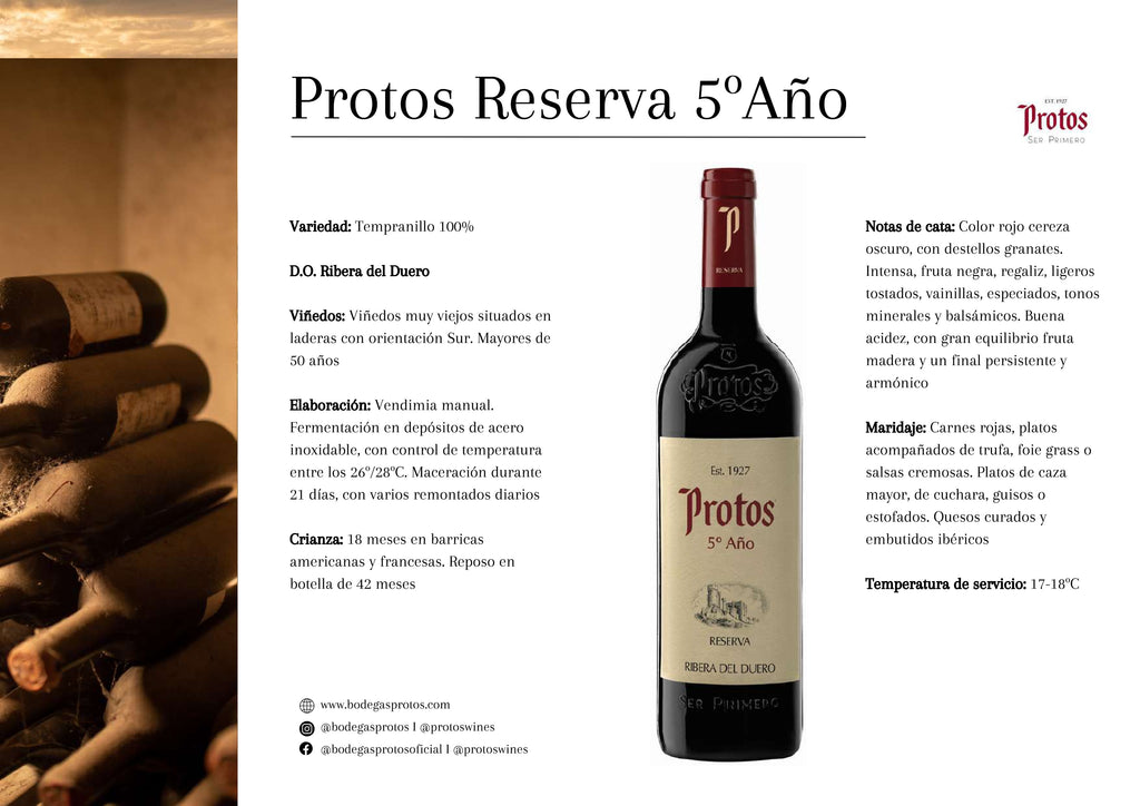 Spain (Ribeira del Duero): Protos Reserva (75cl) [D080]